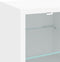 vidaXL - Tv-meubel - met - LED-verlichting - 30x28,5x30 - cm - wit