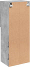 vidaXL - Tv-meubel - met - LED-verlichting - 40,5x30x102 - cm - betongrijs