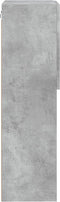 vidaXL - Tv-meubel - met - LED-verlichting - 40,5x30x102 - cm - betongrijs