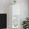 vidaXL - Tv-meubel - met - LED-verlichting - 40,5x30x102 - cm - wit