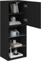 vidaXL - Tv-meubel - met - LED-verlichting - 40,5x30x102 - cm - zwart