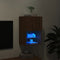 vidaXL - Tv-meubel - met - LED-verlichting - 40,5x30x60 - cm - bruin - eikenkleur