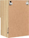 vidaXL - Tv-meubel - met - LED-verlichting - 40,5x30x60 - cm - sonoma - eikenkleurig