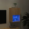 vidaXL - Tv-meubel - met - LED-verlichting - 40,5x30x60 - cm - sonoma - eikenkleurig
