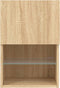 vidaXL - Tv-meubel - met - LED-verlichting - 40,5x30x60 - cm - sonoma - eikenkleurig