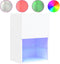 vidaXL - Tv-meubel - met - LED-verlichting - 40,5x30x60 - cm - wit