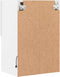 vidaXL - Tv-meubel - met - LED-verlichting - 40,5x30x60 - cm - wit