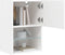 vidaXL - Tv-meubel - met - LED-verlichting - 40,5x30x60 - cm - wit