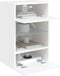 vidaXL - Tv-meubel - met - LED-verlichting - 40x30x60,5 - cm - wit