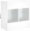 vidaXL - Tv-meubel - met - LED-verlichting - 58,5x30x60,5 - cm - wit