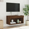 vidaXL - Tv-meubel - met - LED-verlichting - 60x30x30 - cm - bruin - eikenkleur