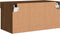 vidaXL - Tv-meubel - met - LED-verlichting - 60x30x30 - cm - bruin - eikenkleur