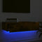 vidaXL - Tv-meubel - met - LED-verlichting - 60x35x15,5 - cm - gerookt - eikenkleur