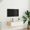vidaXL - Tv-meubel - met - LED-verlichting - 60x35x15,5 - cm - wit