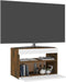 vidaXL - Tv-meubel - met - LED-verlichting - 60x35x40 - cm - gerookt - eikenkleurig