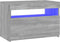 vidaXL - Tv-meubel - met - LED-verlichting - 60x35x40 - cm - grijs - sonoma - eiken