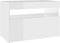 vidaXL - Tv-meubel - met - LED-verlichting - 60x35x40 - cm - hoogglans - wit