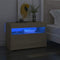 vidaXL - Tv-meubel - met - LED-verlichting - 60x35x40 - cm - sonoma - eikenkleurig