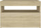 vidaXL - Tv-meubel - met - LED-verlichting - 60x35x40 - cm - sonoma - eikenkleurig
