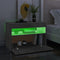 vidaXL - Tv-meubel - met - LED-verlichting - 60x35x40 - cm - betongrijs