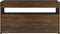 vidaXL - Tv-meubel - met - LED-verlichting - 75x35x40 - cm - bruin - eikenkleur