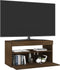 vidaXL - Tv-meubel - met - LED-verlichting - 75x35x40 - cm - bruin - eikenkleur