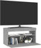 vidaXL - Tv-meubel - met - LED-verlichting - 75x35x40 - cm - grijs - sonoma - eiken