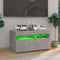 vidaXL - Tv-meubel - met - LED-verlichting - 75x35x40 - cm - betongrijs