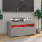 vidaXL - Tv-meubel - met - LED-verlichting - 75x35x40 - cm - betongrijs