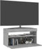 vidaXL - Tv-meubel - met - LED-verlichting - 75x35x40 - cm - betongrijs