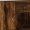 vidaXL - Tv-meubel - met - LED-verlichting - 80x30x30 - cm - gerookt - eikenkleurig