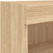 vidaXL - Tv-meubel - met - LED-verlichting - 80x30x30 - cm - sonoma - eikenkleur