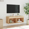vidaXL - Tv-meubel - met - LED-verlichting - 80x30x30 - cm - sonoma - eikenkleur