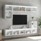 vidaXL - Tv-meubel - met - LED-verlichting - 80x30x30 - cm - wit