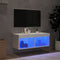 vidaXL - Tv-meubel - met - LED-verlichting - 80x30x30 - cm - wit