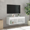 vidaXL - Tv-meubel - met - LED-verlichting - 80x30x30 - cm - wit
