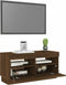 vidaXL - Tv-meubel - met - LED-verlichting - 80x35x40 - cm - bruin - eikenkleur