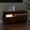 vidaXL - Tv-meubel - met - LED-verlichting - 80x35x40 - cm - bruin - eikenkleur