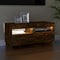 vidaXL - Tv-meubel - met - LED-verlichting - 80x35x40 - cm - gerookt - eikenkleurig