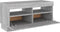 vidaXL - Tv-meubel - met - LED-verlichting - 80x35x40 - cm - grijs - sonoma - eiken