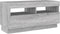vidaXL - Tv-meubel - met - LED-verlichting - 80x35x40 - cm - grijs - sonoma - eiken