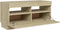 vidaXL - Tv-meubel - met - LED-verlichting - 80x35x40 - cm - sonoma - eikenkleurig