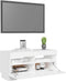 vidaXL - Tv-meubel - met - LED-verlichting - 80x35x40 - cm - wit