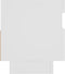 vidaXL - Tv-meubel - met - LED-verlichting - 80x35x40 - cm - wit