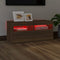 vidaXL - Tv-meubel - met - LED-verlichting - 90x35x40 - cm - bruin - eikenkleur