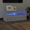 vidaXL - Tv-meubel - met - LED-verlichting - 90x35x40 - cm - grijs - sonoma - eiken