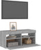 vidaXL - Tv-meubel - met - LED-verlichting - 90x35x40 - cm - grijs - sonoma - eiken