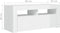 vidaXL - Tv-meubel - met - LED-verlichting - 90x35x40 - cm - hoogglans - wit