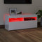 vidaXL - Tv-meubel - met - LED-verlichting - 90x35x40 - cm - hoogglans - wit
