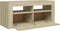 vidaXL - Tv-meubel - met - LED-verlichting - 90x35x40 - cm - sonoma - eikenkleurig